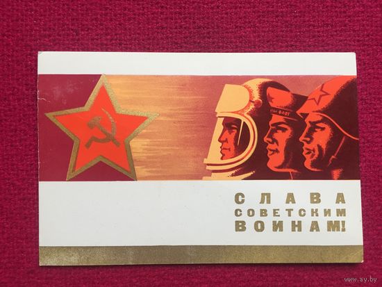 Слава Советским Воинам! Шульгин 1974 г. Двойная.