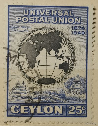 Цейлон 1949г. Британские колонии