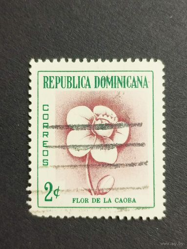 Доминиканская республика 1957. Национальный цветок