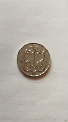 1 злотый 1929 г. Польша.