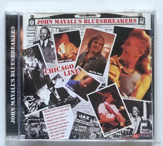 Audio CD, JOHN MAYALL & THE BLUESBREAKERS – CHICAGO LINE - 1988