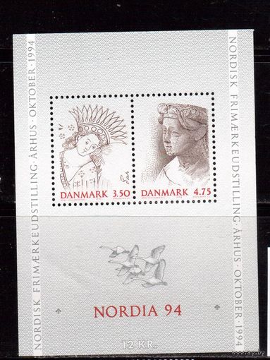 Дания-1992, (Мих.Бл.8) * , Искусство, Фрески