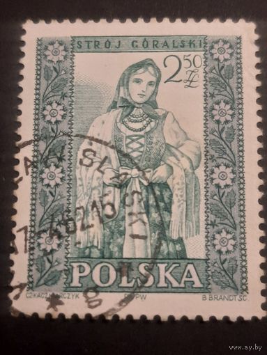 Польша. Национальный костюмы. Stroj Goralski