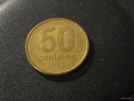 Аргентина 50 сентавос 1993г.