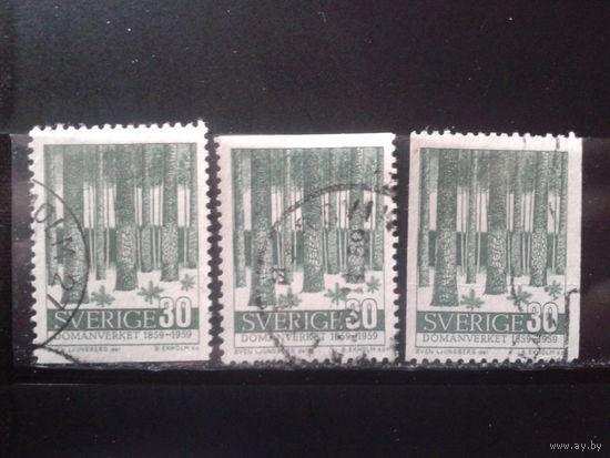 Швеция 1959 Лес Михель-2,3 евро гаш