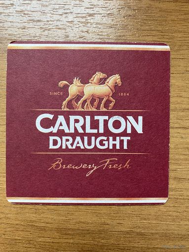 Подставка под пиво Carlton