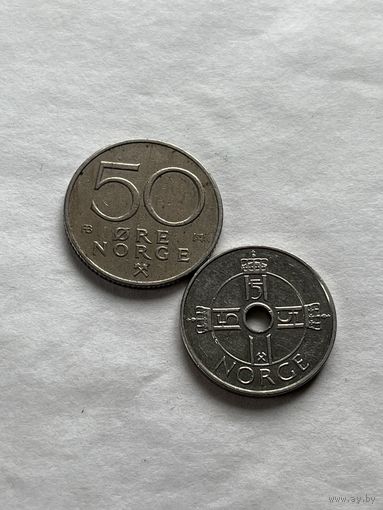 Норвегия 2 монеты