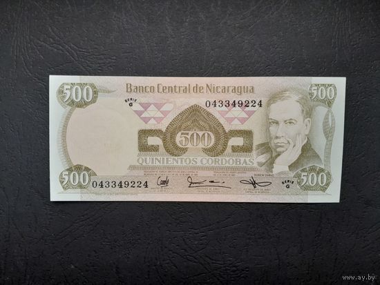 500 кордоба 1985 года. Никарагуа. UNC