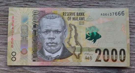 Werty71 Малави 2000 квача 2018 банкнота