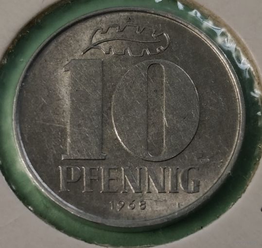 Германия - ГДР 10 пфеннигов, 1968