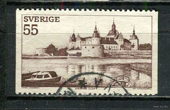 Швеция - 1972 - Туризм. Кальмарский замок 55 О - [Mi.754] - 1 марка. Гашеная.  (LOT Gw46)-T3P19