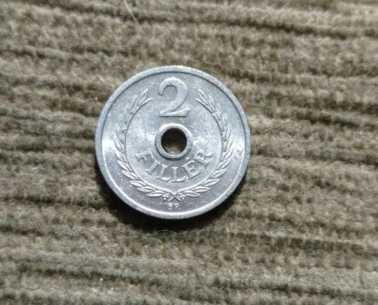 Werty71 Венгрия 2 филлера 1971