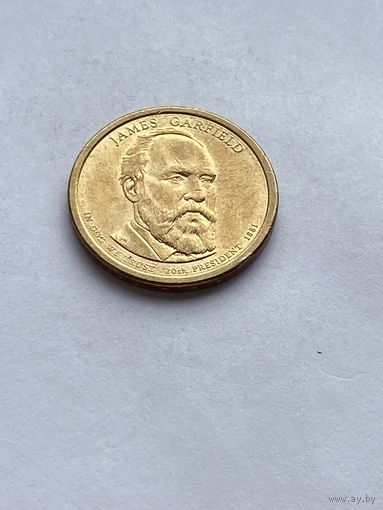 1 доллар, 20-й президент США Джеймс Гарфилд