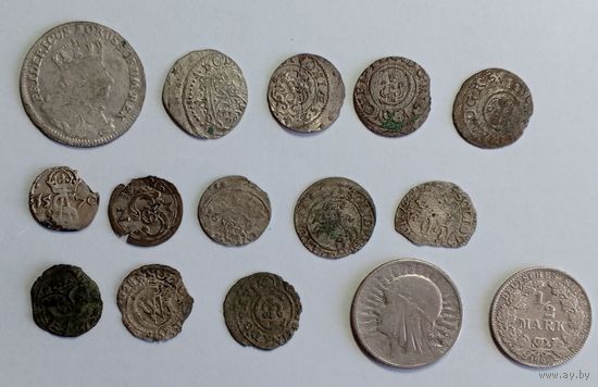 Сборный  лот . Монеты ВКЛ +