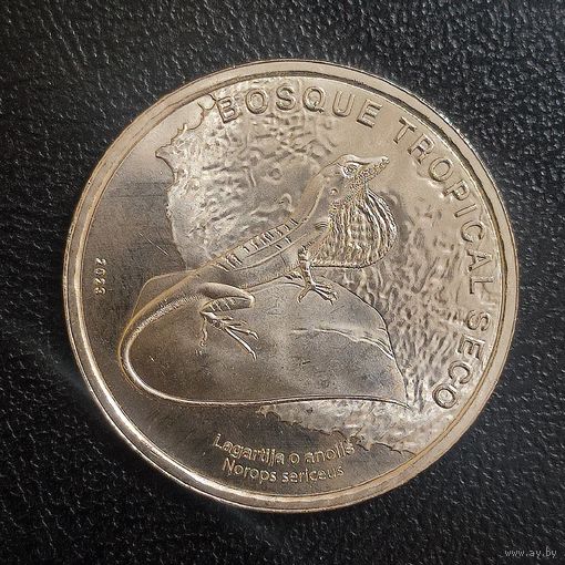 Коста-Рика 50 колонов, 2023 Шелковистый анолис