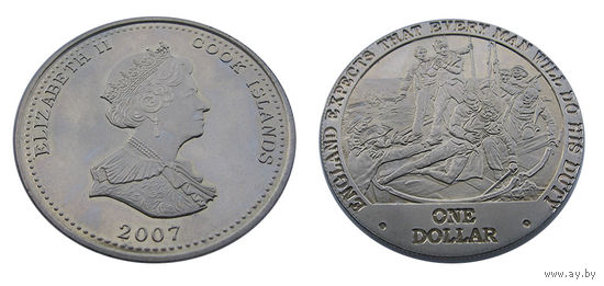 Острова Кука 1 доллар 2007
