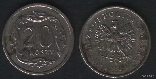 Польша y280 20 грош 2001 год (mw) (_alb2