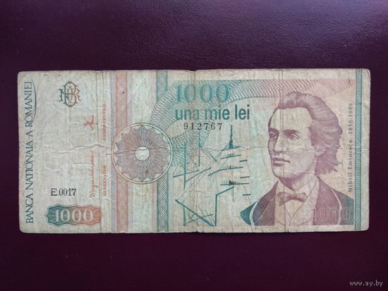 Румыния 1000 лей 1991