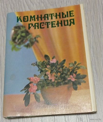 Комнатные растения. Набор открыток 1983 года. Полный комплект из 25 шт.