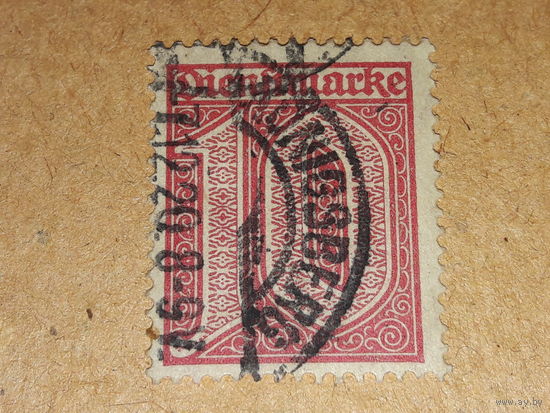 Германия Рейх 1920  Служебная марка