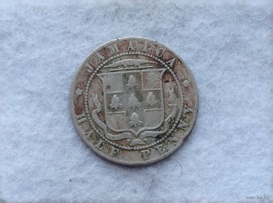 Werty71 Ямайка 1/2 пенни 1907 цента