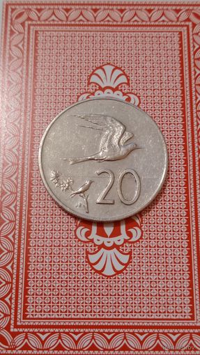 Острова Кука 20 центов 1992