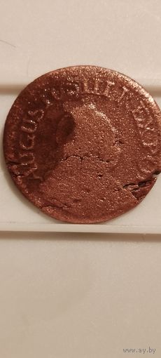 1 грош 1755 г. Август 3