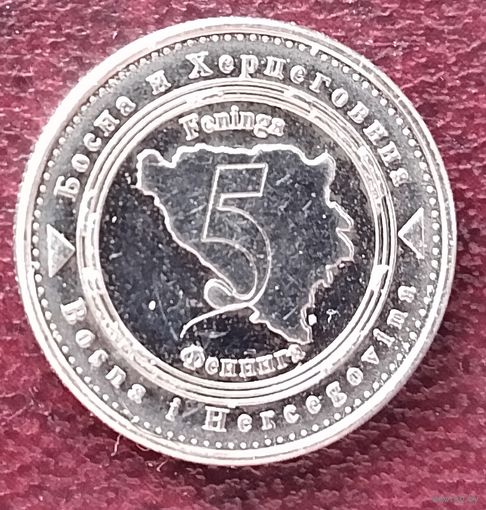 Босния и Герцеговина 5 фенингов, 2005-2021