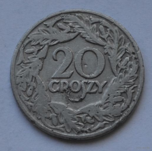 Польша, 20 грошей 1923 г.