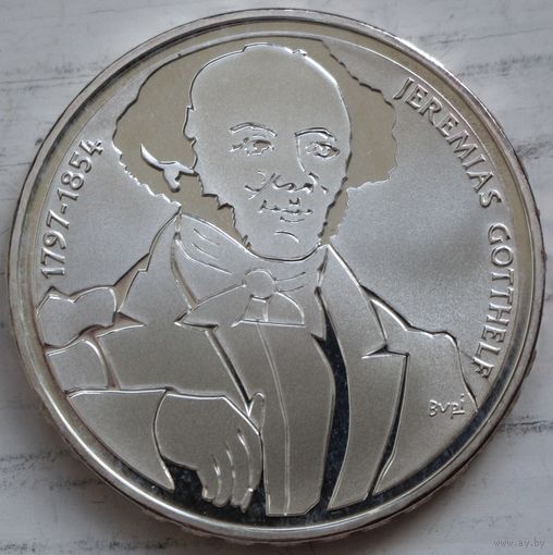 Швейцария 20 франков 1997 год "200 лет со дня рождения Иеремии Готхельфа"