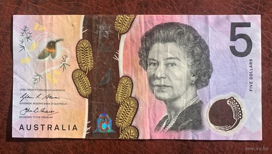 Австралия 5 долларов 2016