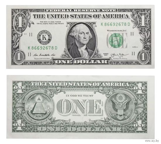 США, 1 доллар 2013 г. P537K. UNC
