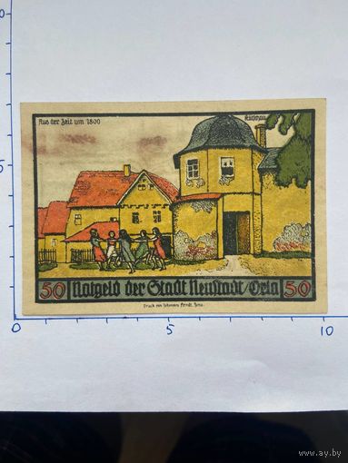 Нодгельд 50 пфеннигов Ньюштадт. Веймарская республика - 0202