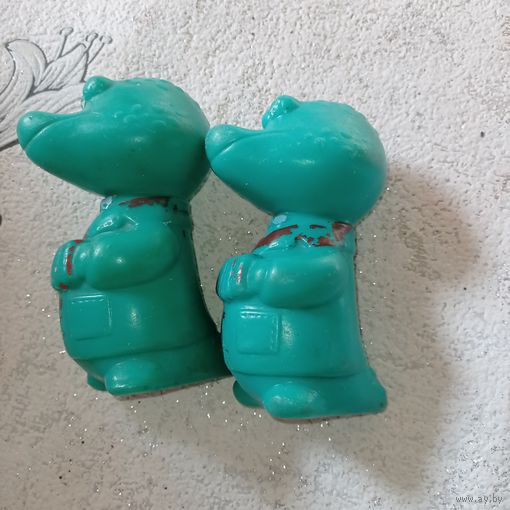 Крокодил Гена, игрушка СССР, пластмасса