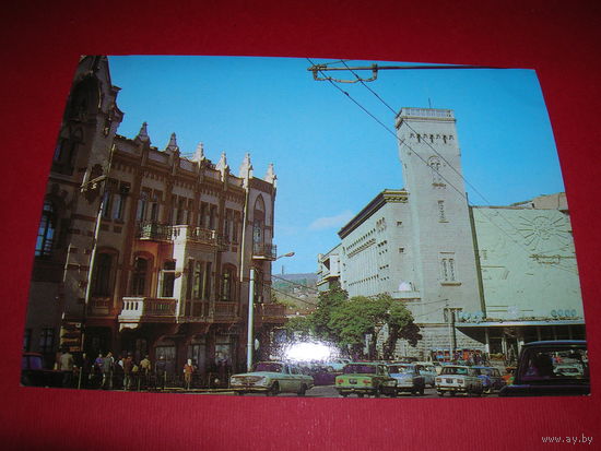 Тбилиси Грузия Колхозная площадь 1981 год Авиа чистая