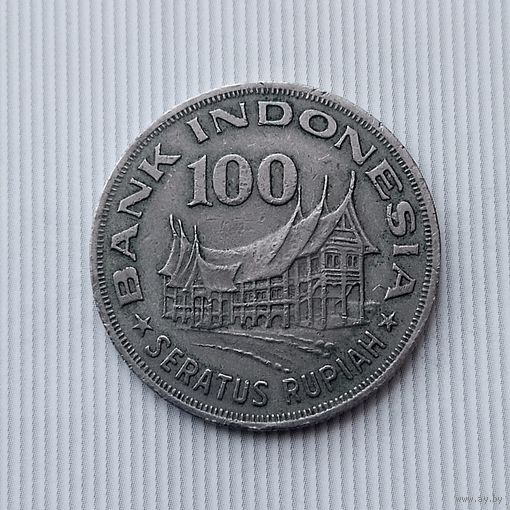100 рупий 1978 года Индонезия. Республика Индонезия. Лес для процветания. Красивая родная патина!