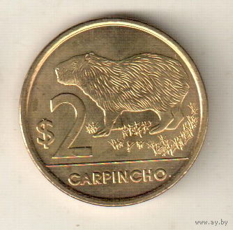 Уругвай 2 песо 2012
