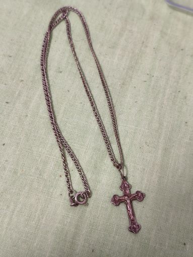 Цепочка и крестик. 925пр.