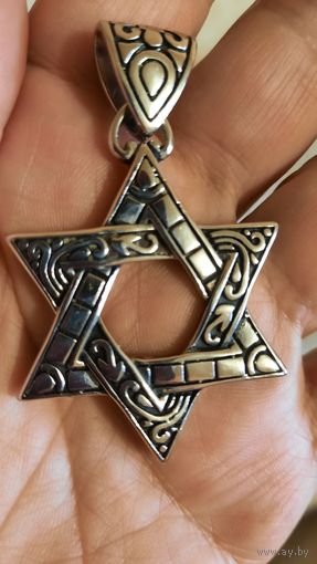 Кулон "Звезда Давида" (большой)