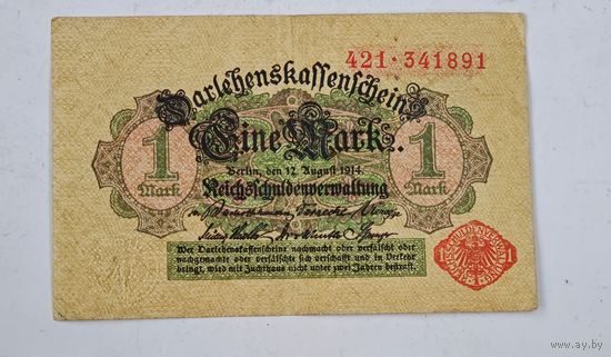1914 год Германия 1 марка