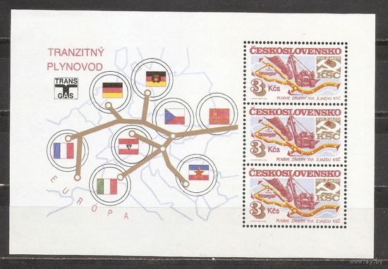 ФФ3 Чехословакия 1984 Транзит газа