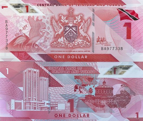 Тринидад и Тобаго 1 доллар образца 2020 года UNC pw60
