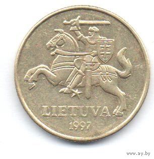 ЛИТОВСКАЯ РЕСПУБЛИКА. 50 ЦЕНТОВ 1997. ПАГОНЯ.