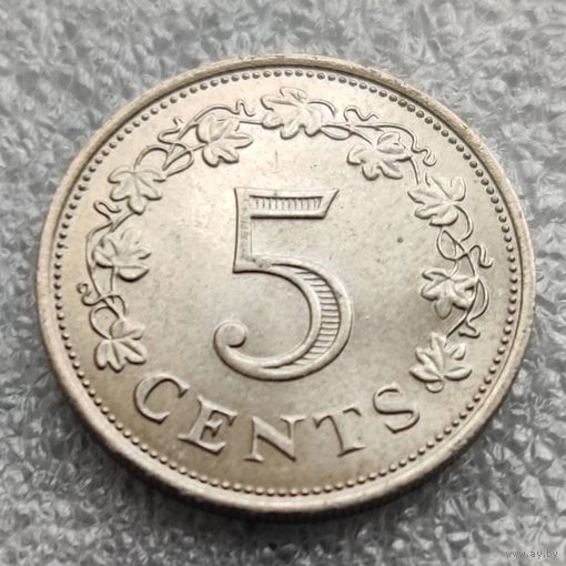 Мальта 5 центов  1972 г.