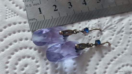 Сережки серебро 875 пр. Винтаж.СССР