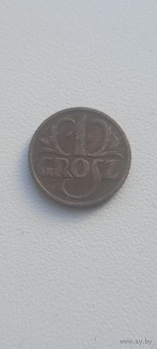 Польша 1 грош 1936   (В ОЧЕНЬ в хорошем состоянии  )