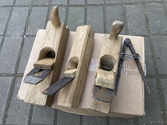 Три самодельных рубанка