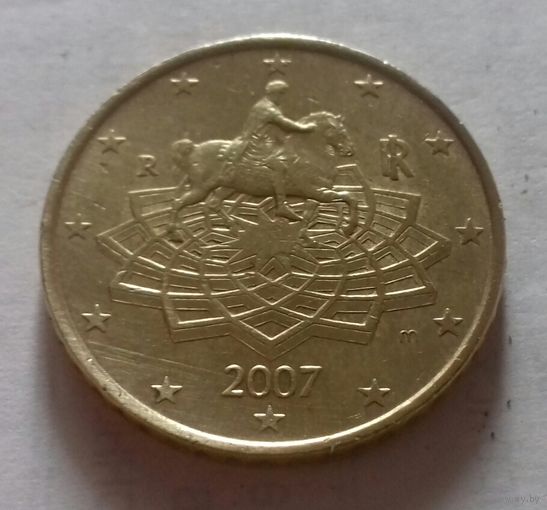 50 евроцентов, Италия 2007 г.