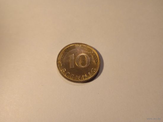 ФРГ 10 пфеннигов 1983г