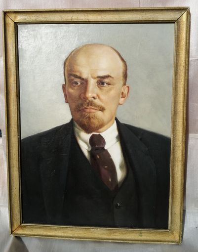 В. И. Ленин, холст, масло, в правильной раме. 68 х 88 см